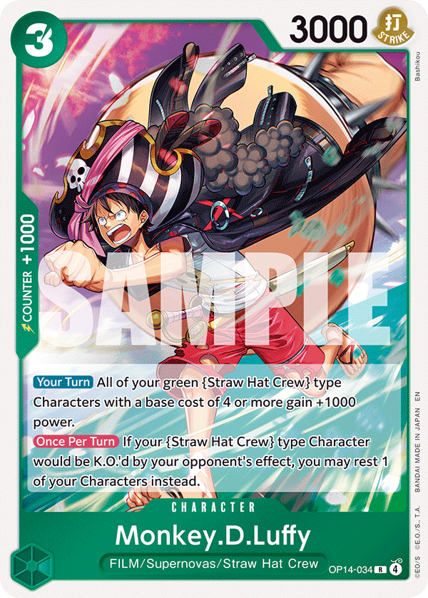 Monkey.D.Luffy - onepiece TCG Card