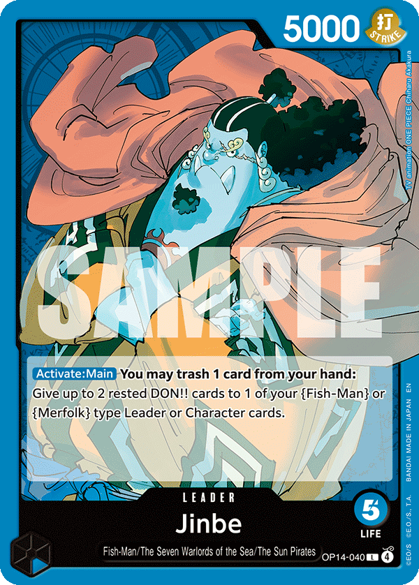 Jinbe - onepiece TCG Card