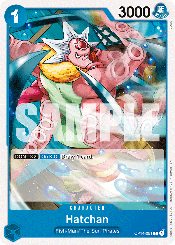 Hatchan - onepiece TCG Card