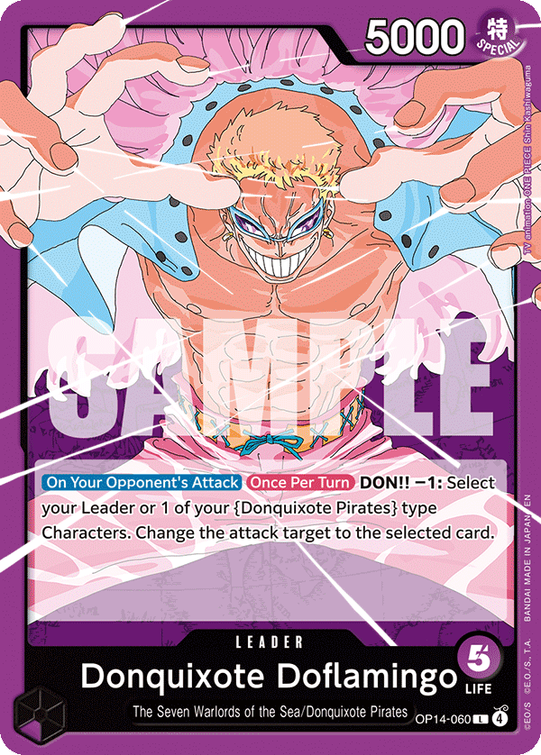 Donquixote Doflamingo - onepiece TCG Card