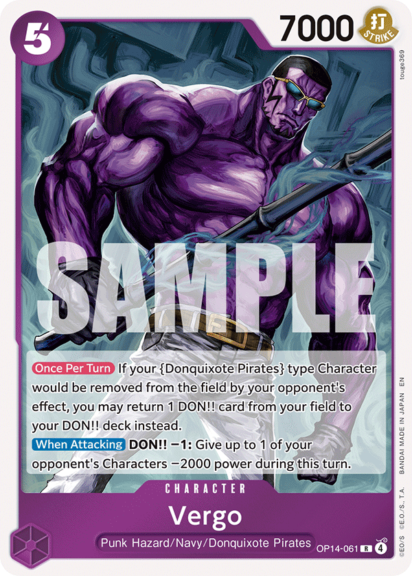 Vergo - onepiece TCG Card