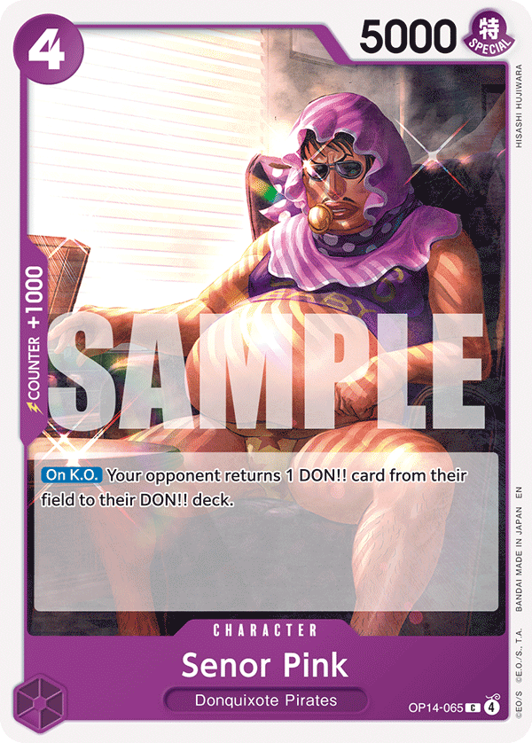Senor Pink - onepiece TCG Card