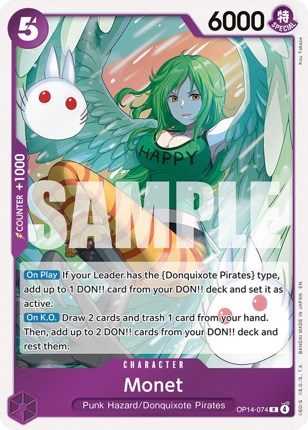 Monet - onepiece TCG Card