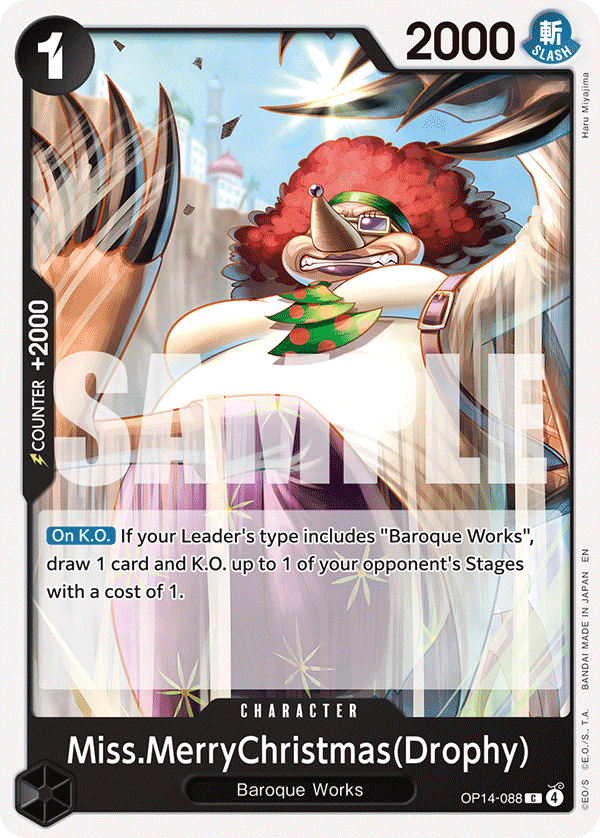 Miss.MerryChristmas(Drophy) - onepiece TCG Card