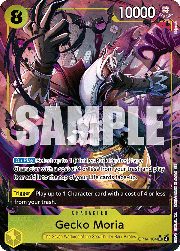 Gecko Moria - onepiece TCG Card