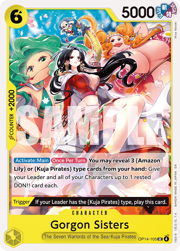 Gorgon Sisters - onepiece TCG Card