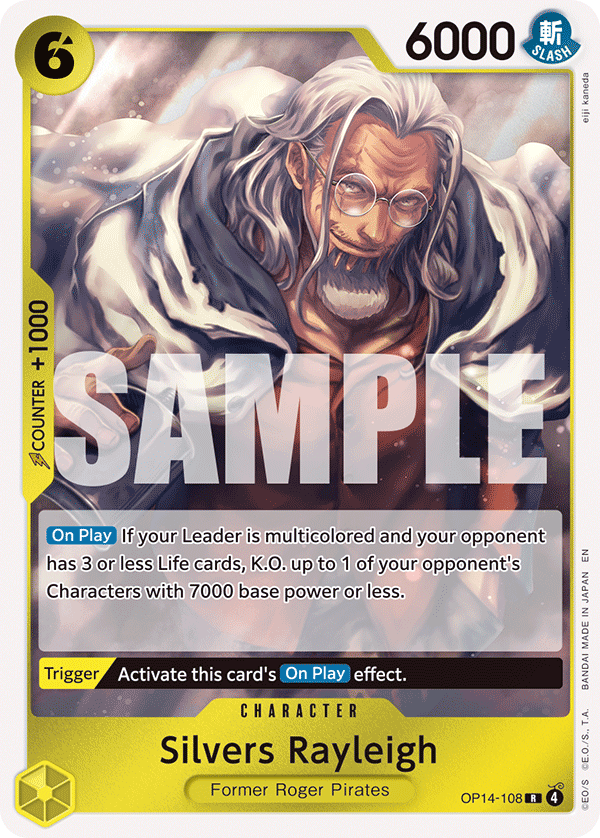 Silvers Rayleigh - onepiece TCG Card