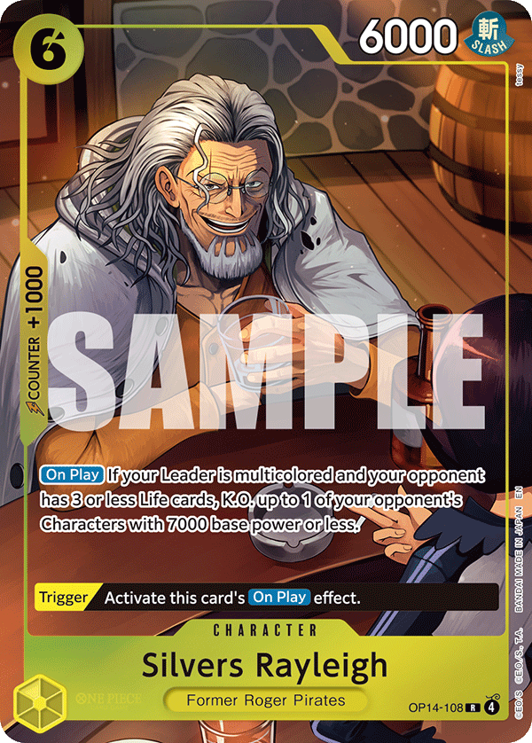 Silvers Rayleigh - onepiece TCG Card
