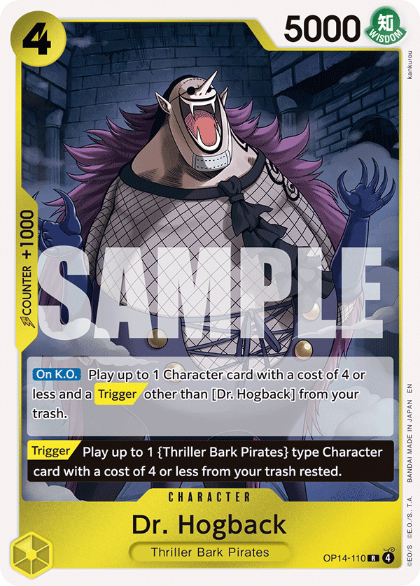 Dr. Hogback - onepiece TCG Card