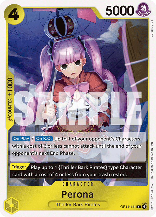 Perona - onepiece TCG Card