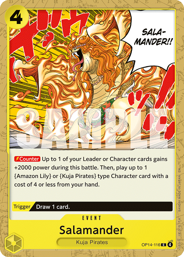 Salamander - onepiece TCG Card