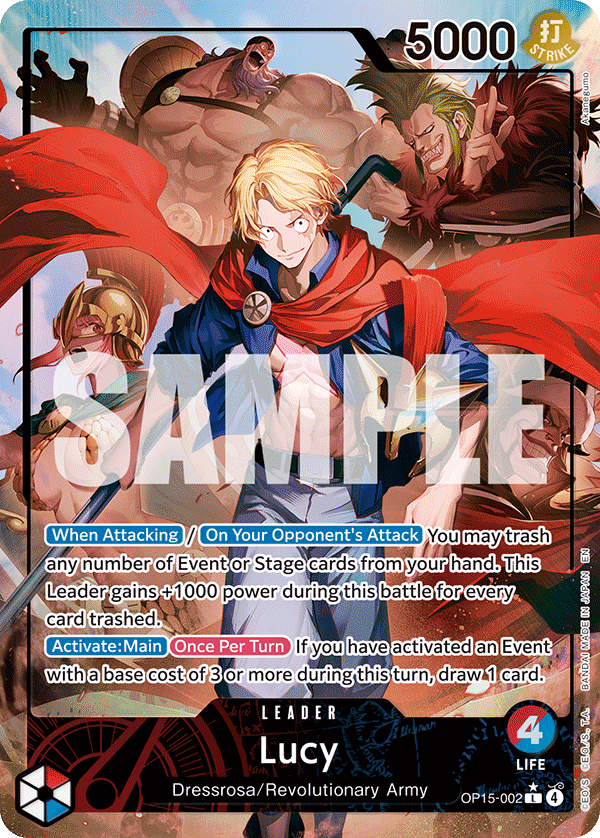 Lucy - onepiece TCG Card