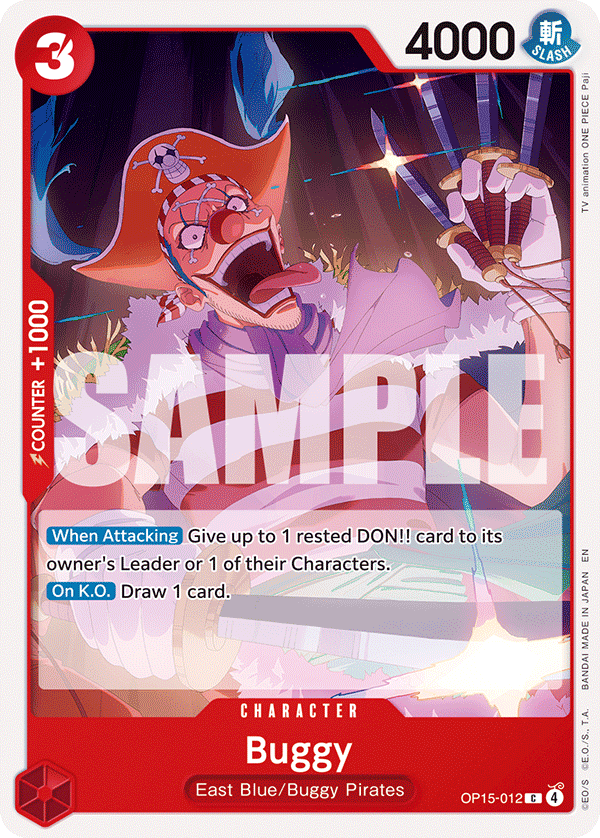 Buggy - onepiece TCG Card