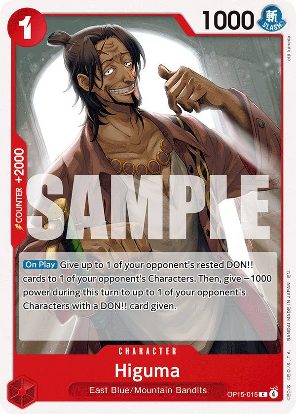 Higuma - onepiece TCG Card