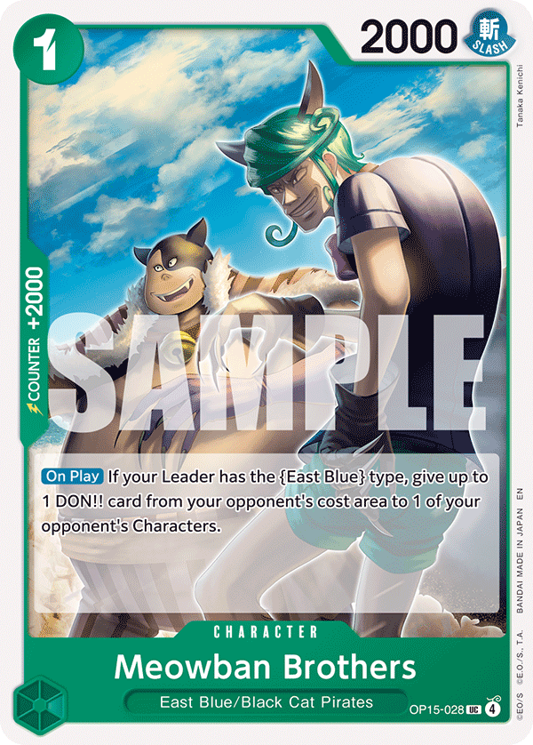 Meowban Brothers - onepiece TCG Card