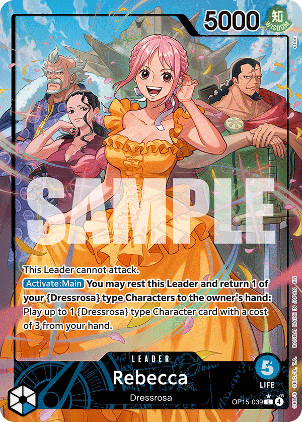 Rebecca - onepiece TCG Card
