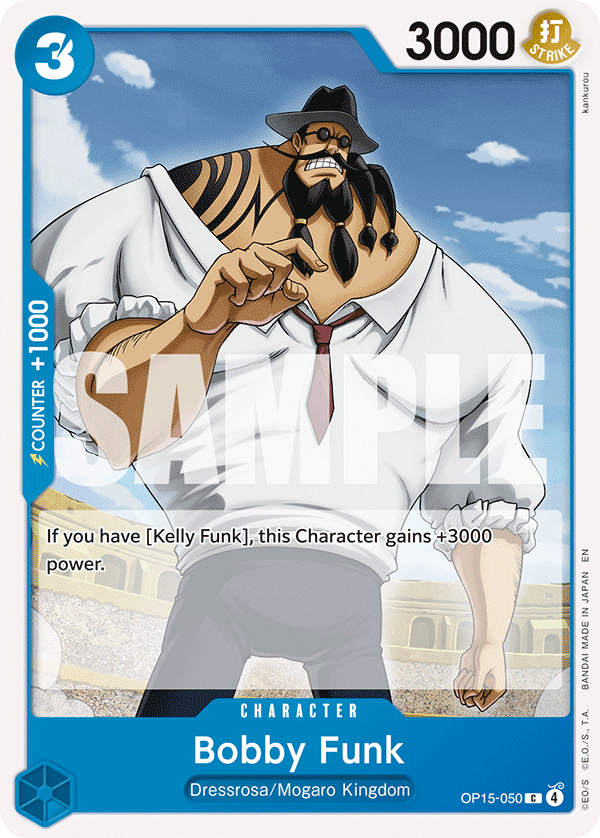 Bobby Funk - onepiece TCG Card