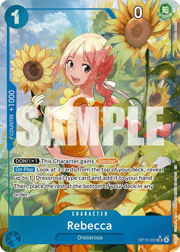 Rebecca - onepiece TCG Card