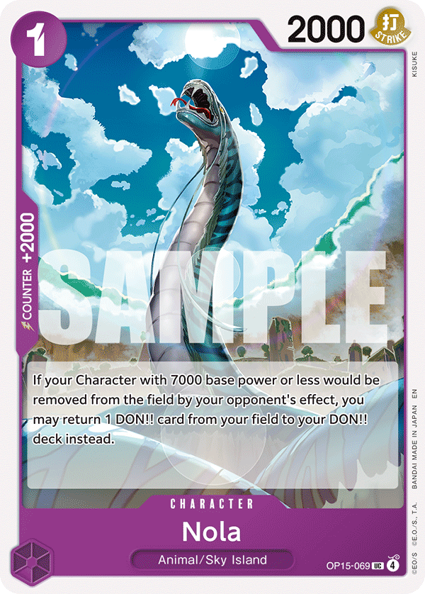Nola - onepiece TCG Card
