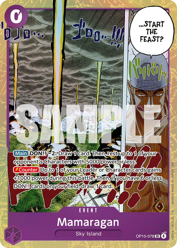 Mamaragan - onepiece TCG Card