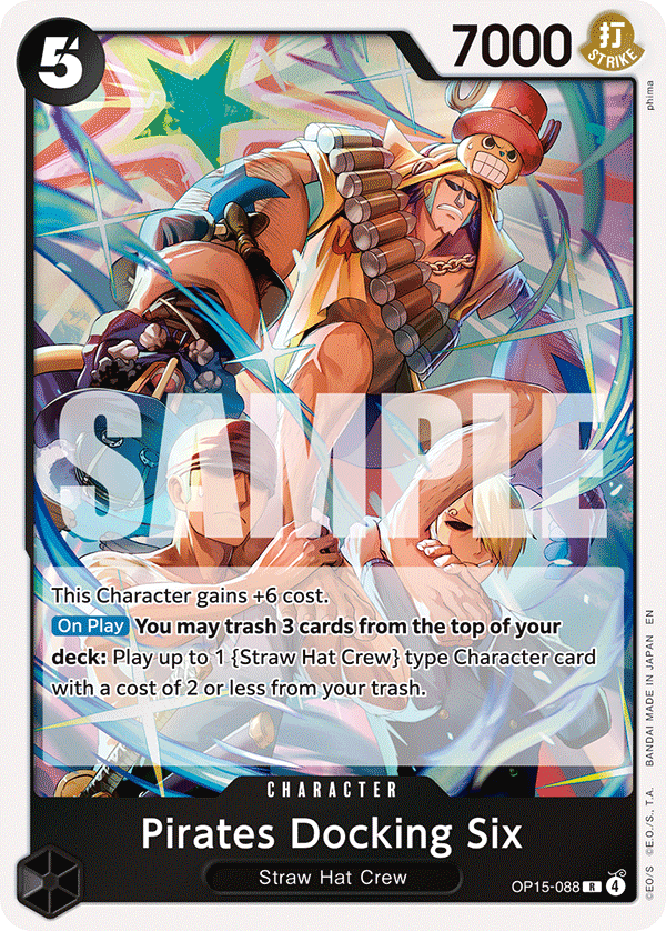 Pirates Docking Six - onepiece TCG Card