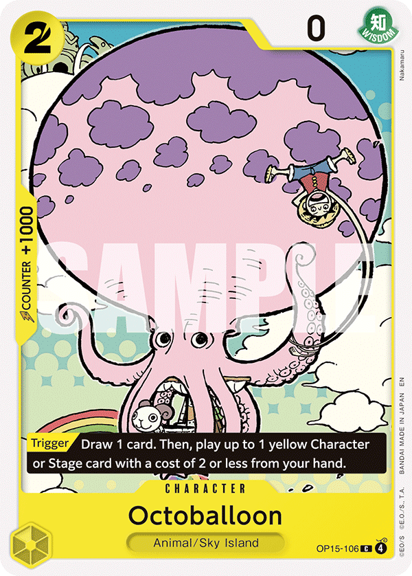 Octoballoon - onepiece TCG Card