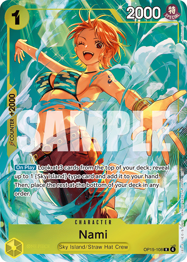 Nami - onepiece TCG Card