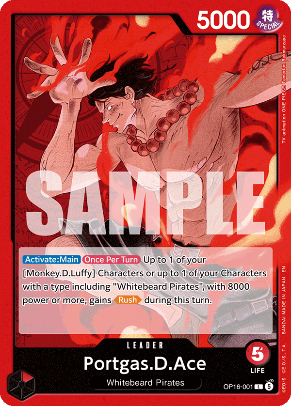 Portgas.D.Ace - onepiece TCG Card