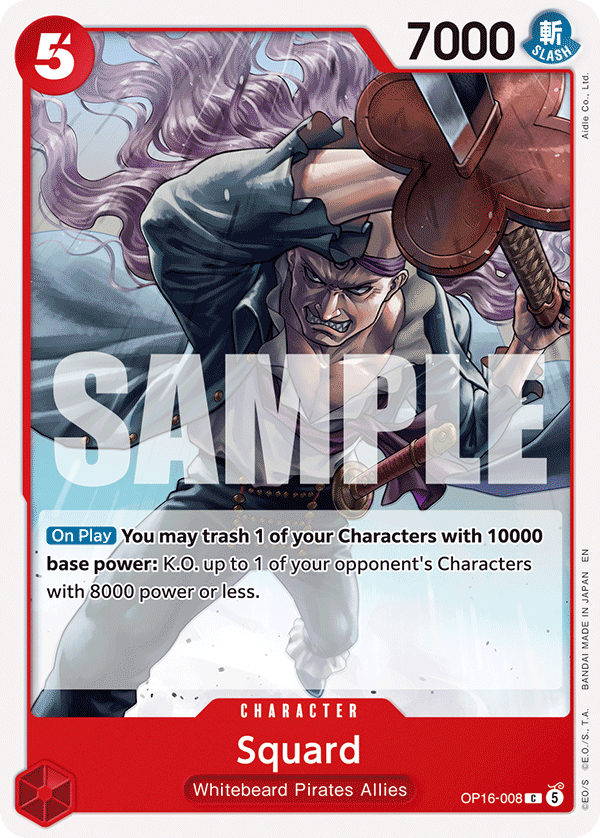 Squard - onepiece TCG Card