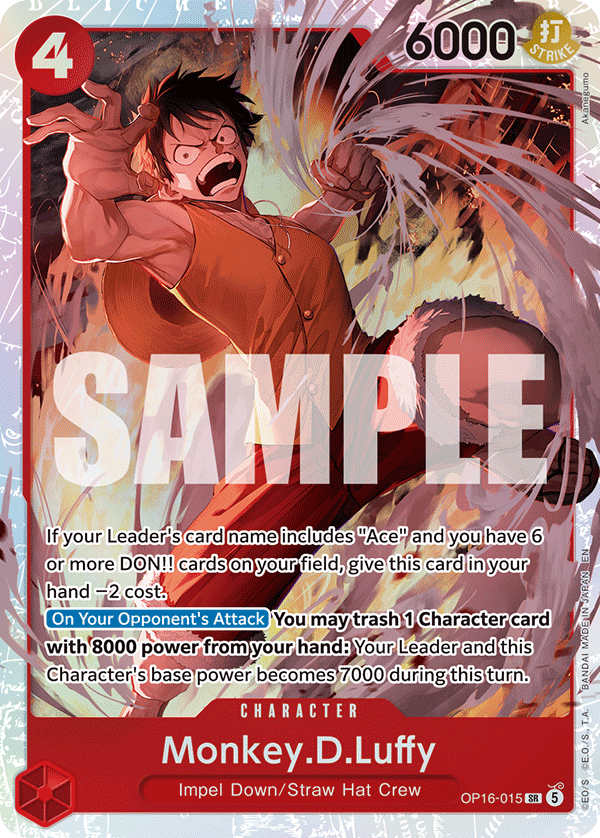 Monkey.D.Luffy - onepiece TCG Card