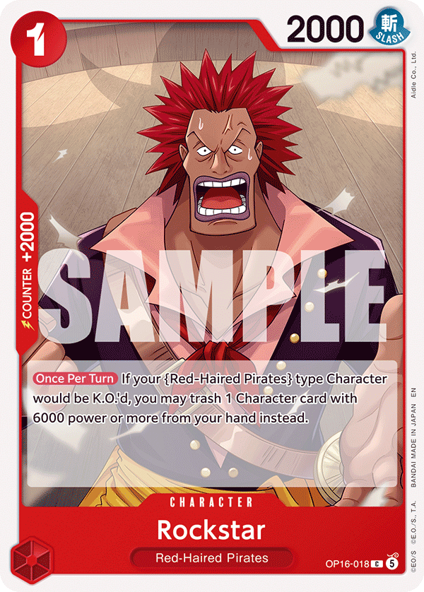 Rockstar - onepiece TCG Card