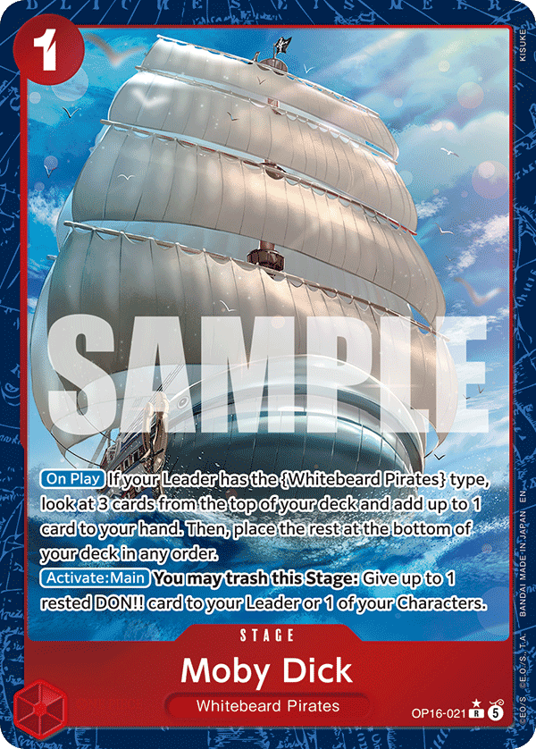 Moby Dick - onepiece TCG Card