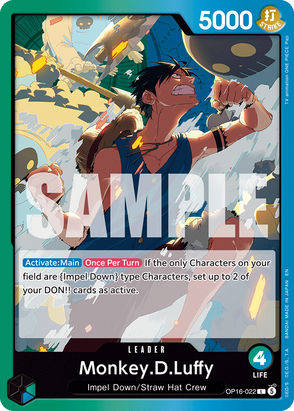 Monkey.D.Luffy - onepiece TCG Card