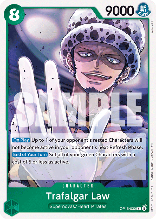 Trafalgar Law - onepiece TCG Card