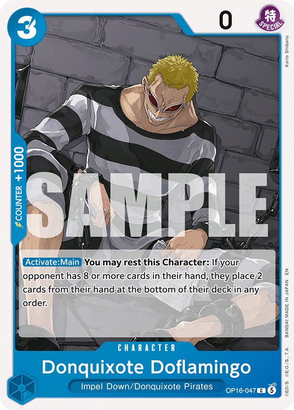 Donquixote Doflamingo - onepiece TCG Card