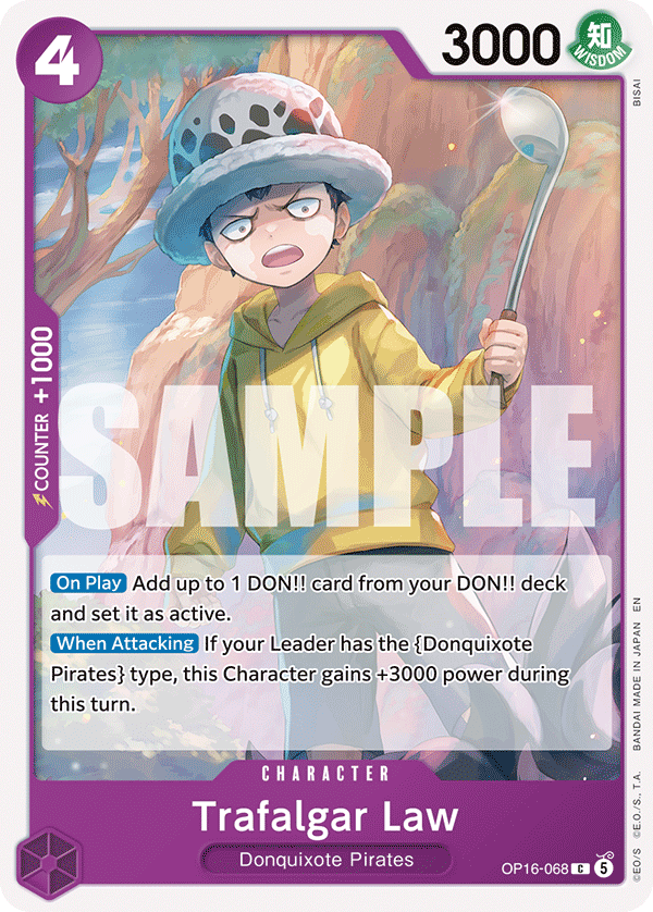 Trafalgar Law - onepiece TCG Card