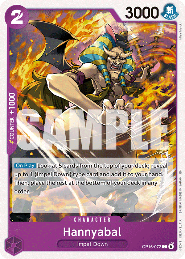 Hannyabal - onepiece TCG Card