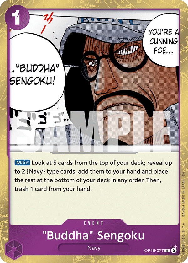 "Buddha" Sengoku - onepiece TCG Card