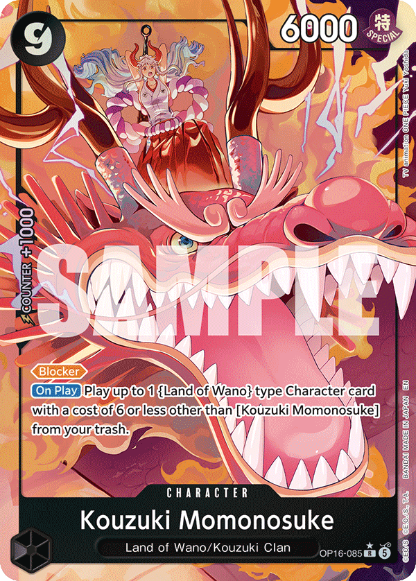 Kouzuki Momonosuke - onepiece TCG Card