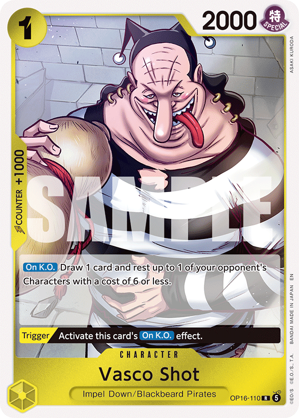 Vasco Shot - onepiece TCG Card