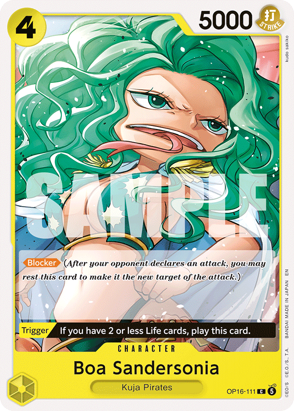 Boa Sandersonia - onepiece TCG Card