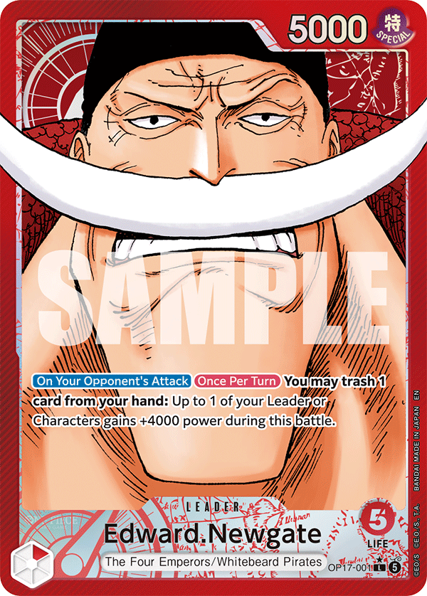 Edward.Newgate - onepiece TCG Card