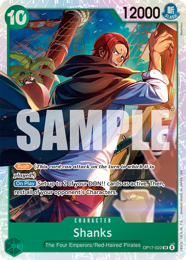 Shanks - onepiece TCG Card
