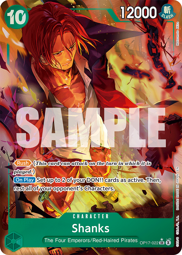 Shanks - onepiece TCG Card