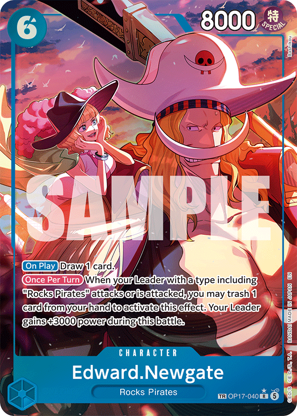 Edward.Newgate - onepiece TCG Card