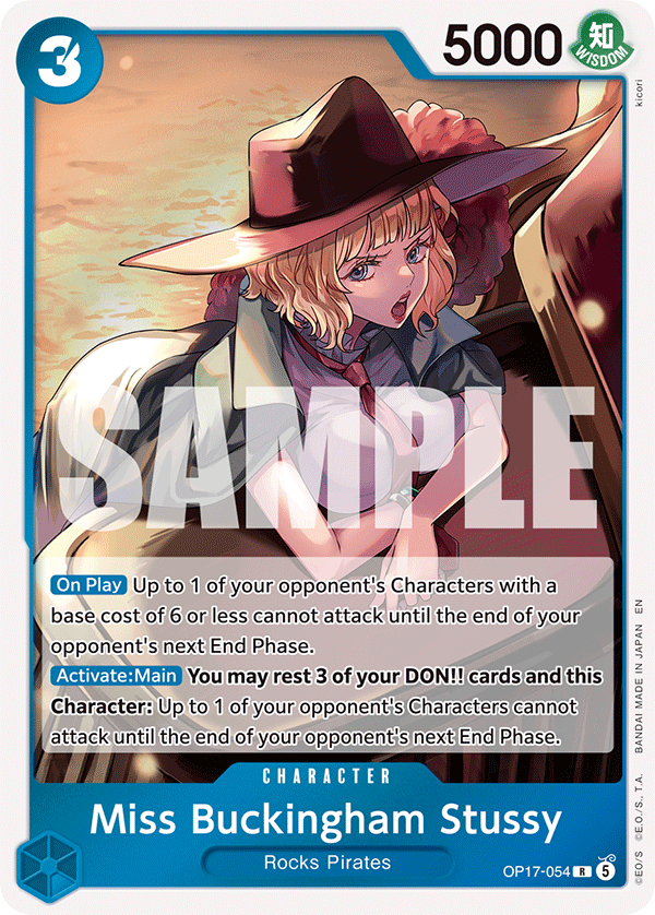 Miss Buckingham Stussy - onepiece TCG Card