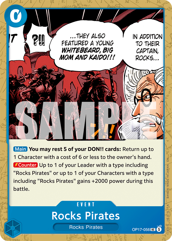 Rocks Pirates - onepiece TCG Card