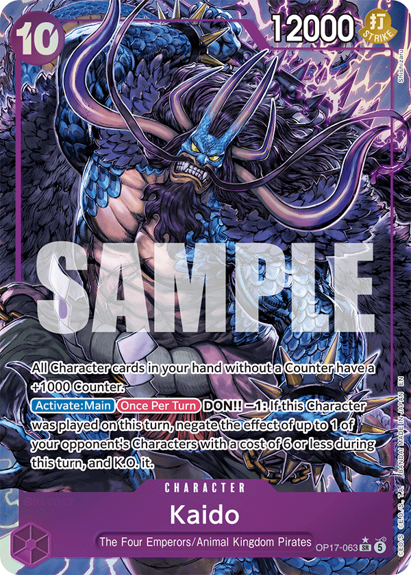 Kaido - onepiece TCG Card
