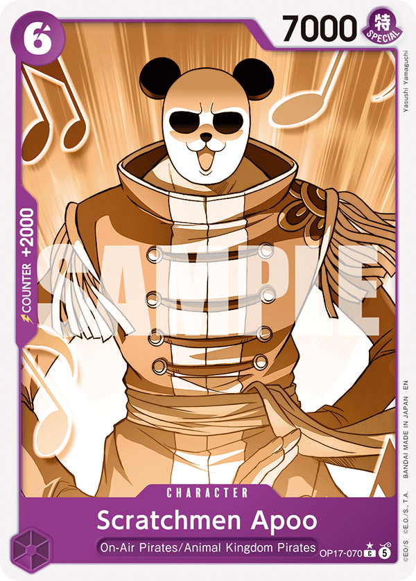 Scratchmen Apoo - onepiece TCG Card