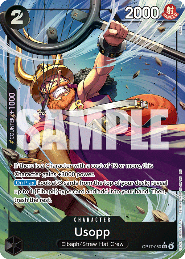 Usopp - onepiece TCG Card